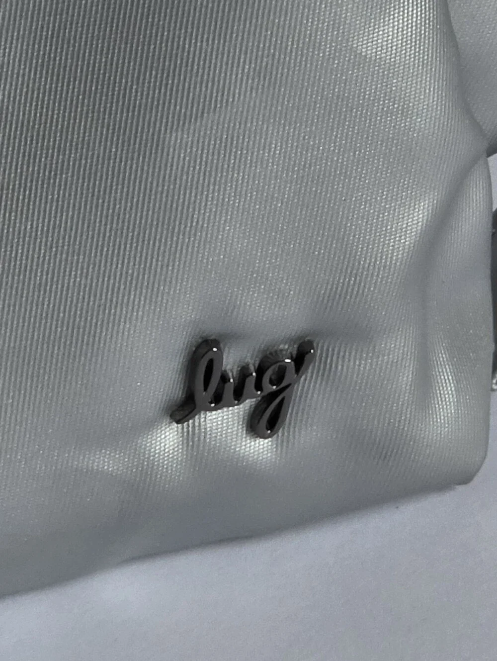 Lug Flash SE Special Edition Cosmetic Bag Case Metallic Silver ~ NWT